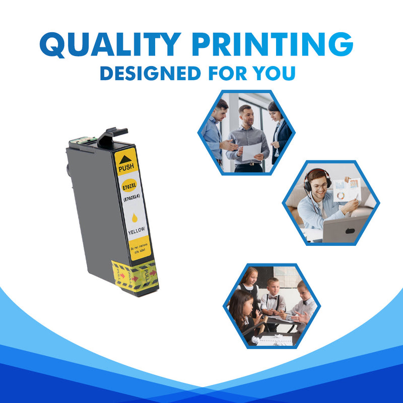 Compatible Epson 702XL Ink Cartridges - High Yield