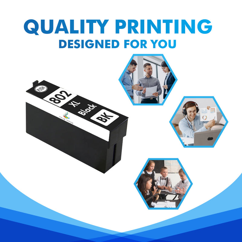 quality printing 802xl bk