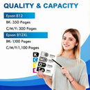 Compatible Epson 812 Ink Cartridges - T812 - Multi Pack