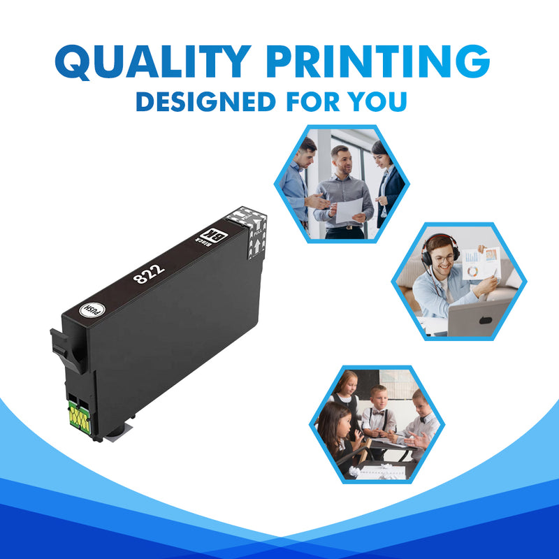 quality printing T822 BK