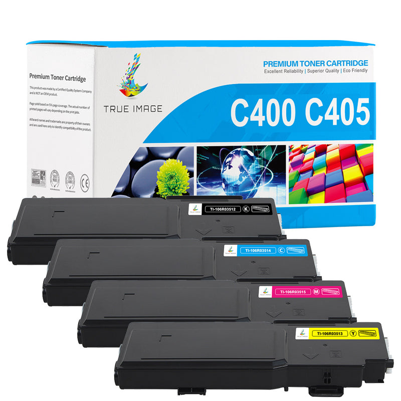 Xerox C400 C405 toner cartridges 4-pack