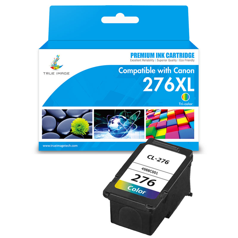thumbnail interactive-video image 1 of Canon CL-276 Tri-Color Ink Cartridge – Genuine – For PIXMA TS3520, TR4720 1 of 6