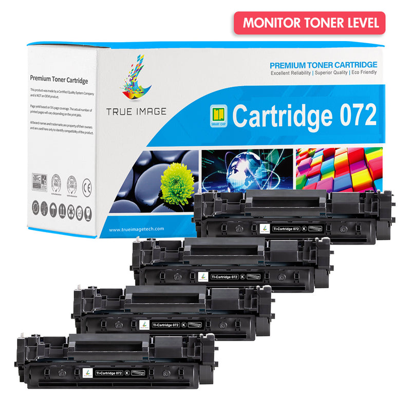 Canon 072 black toner smart chip 4 pack
