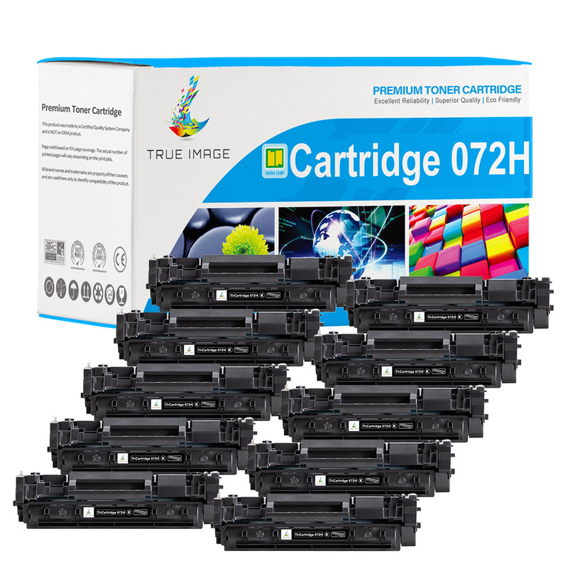 Canon 072H black toner with chip 10 pack