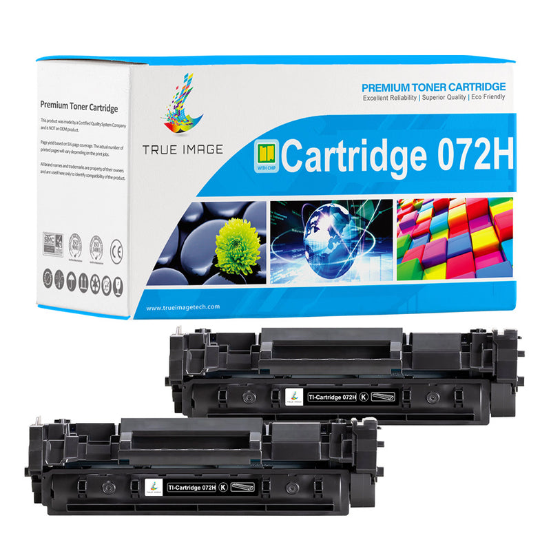 Canon 072H black toner with chip 2 pack