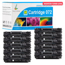 Canon 072 black toner cartridge smart chip 10-pack