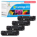 Canon 072 black toner smart chip 4-pack