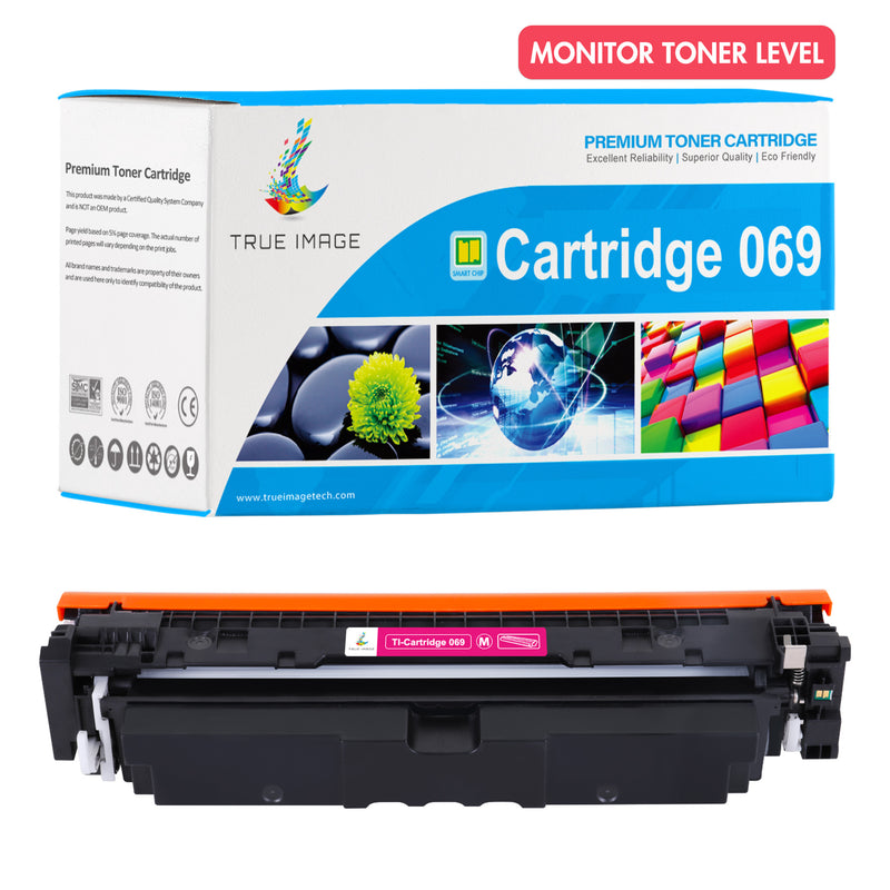 Canon 069 toner cartridge smart chip-monitors ink level