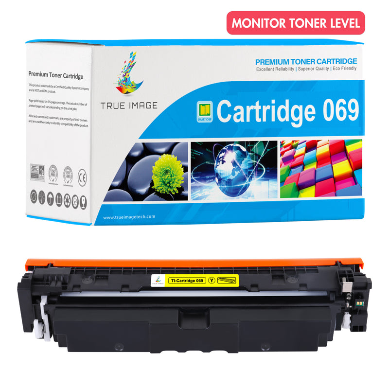 Canon 069 toner cartridge smart chip-monitors ink level