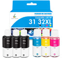Compatible HP Smart Tank Plus 651 Ink Cartridges - Combo Pack