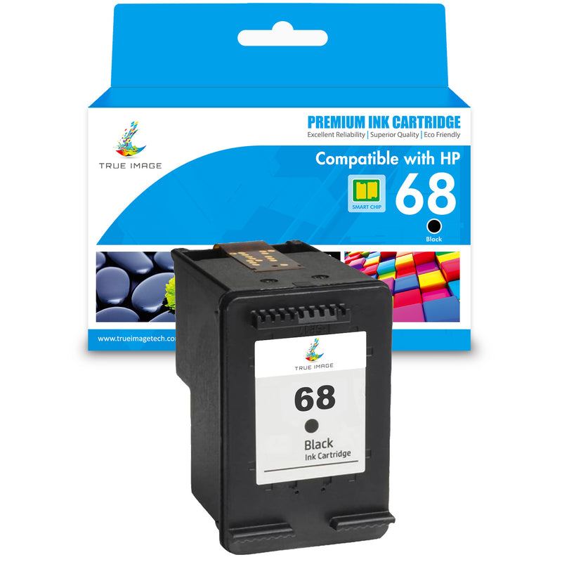 Compatible HP 68 Black Ink Cartridge (Firmware Safe) - Single Pack