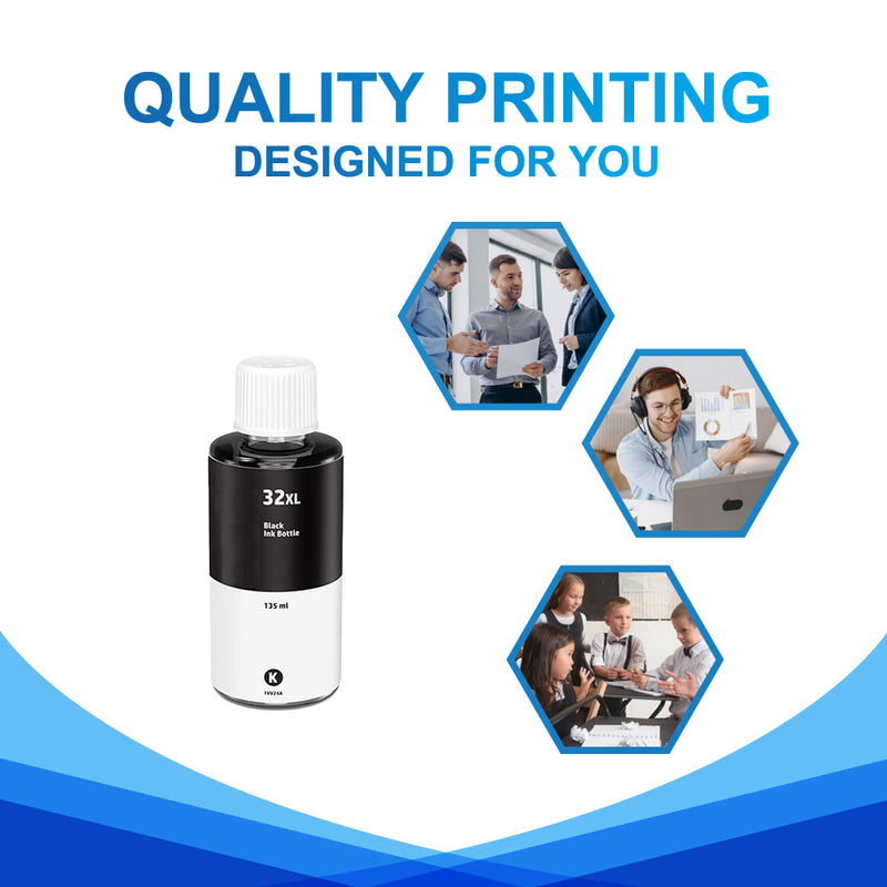 Compatible HP 32XL Black Ink Cartridge (1VV24AN) - High Yield