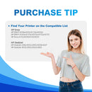 Original HP 68 Ink Cartridges Replace HP Ink 68 68e - Works with Envy 6155e 6555e 6100e 6552e, Deskjet 4355 2955