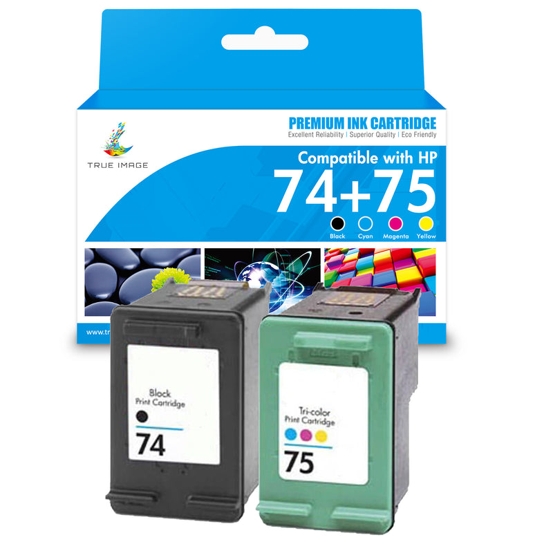  HP 74/75 Black and Tri-Color Ink 2-pack