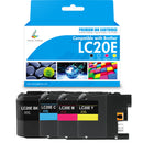 Compatible Brother LC20E Ink Cartridge - KCMY - High Yield