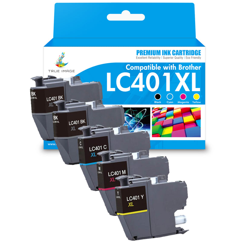 Brother LC401XL ink cartridges 5-pack
