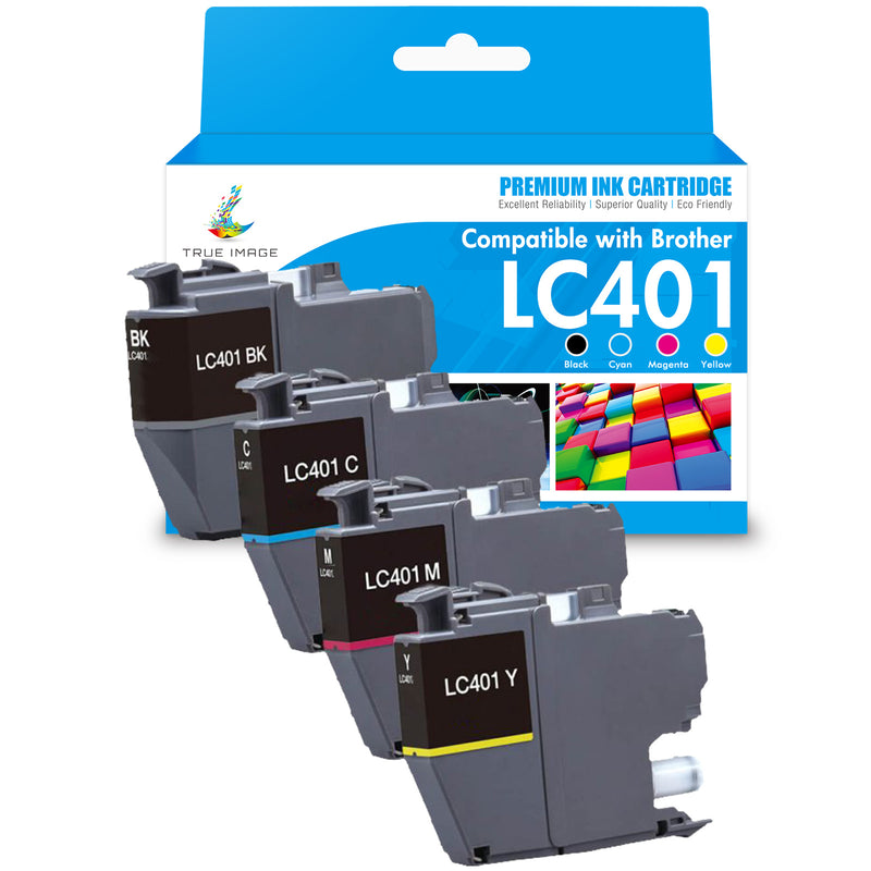 Brother LC401 ink cartridges 4-pack
