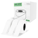 White Continuous Label for TP2 Label Maker | 15mmx7m | 3 Rolls