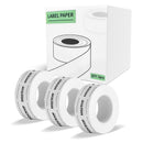 White Sticker Label for TP2 Label Maker | 14x40mm | 3 Rolls
