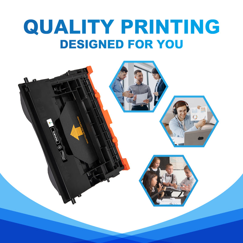 W1470A - Compatible HP 147A Black Toner Cartridge - Monitors Toner Level