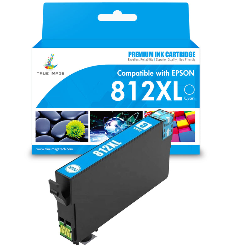 Compatible Epson 812XL Cyan Ink Cartridge - Single Pack