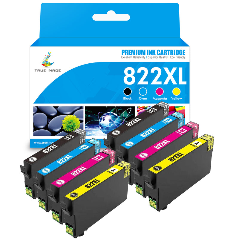 Compatible Epson 822XL (T822XL) Ink Cartridges Combo Pack