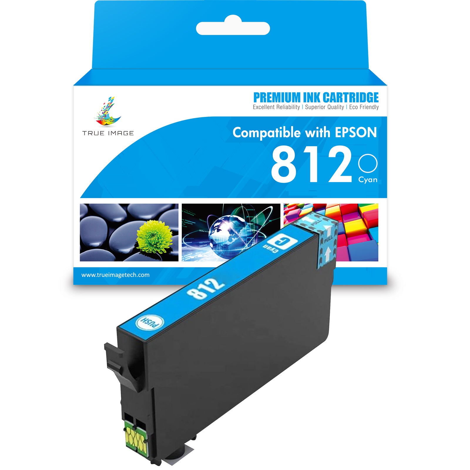 Epson 812 Cyan Ink Cartridge - Single Pa