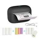 F2 Printer (black） + 9 rolls mixed paper