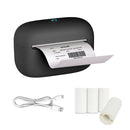F2 Printer (black） + 3 rolls white paper