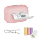 F2 Printer (pink） + 3 rolls sticker color paper