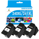 Canon 240XL 241XL 3-Pack