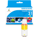 Compatible HP 31 Yellow Ink Cartridge (1VU28AN) - Standard Yield