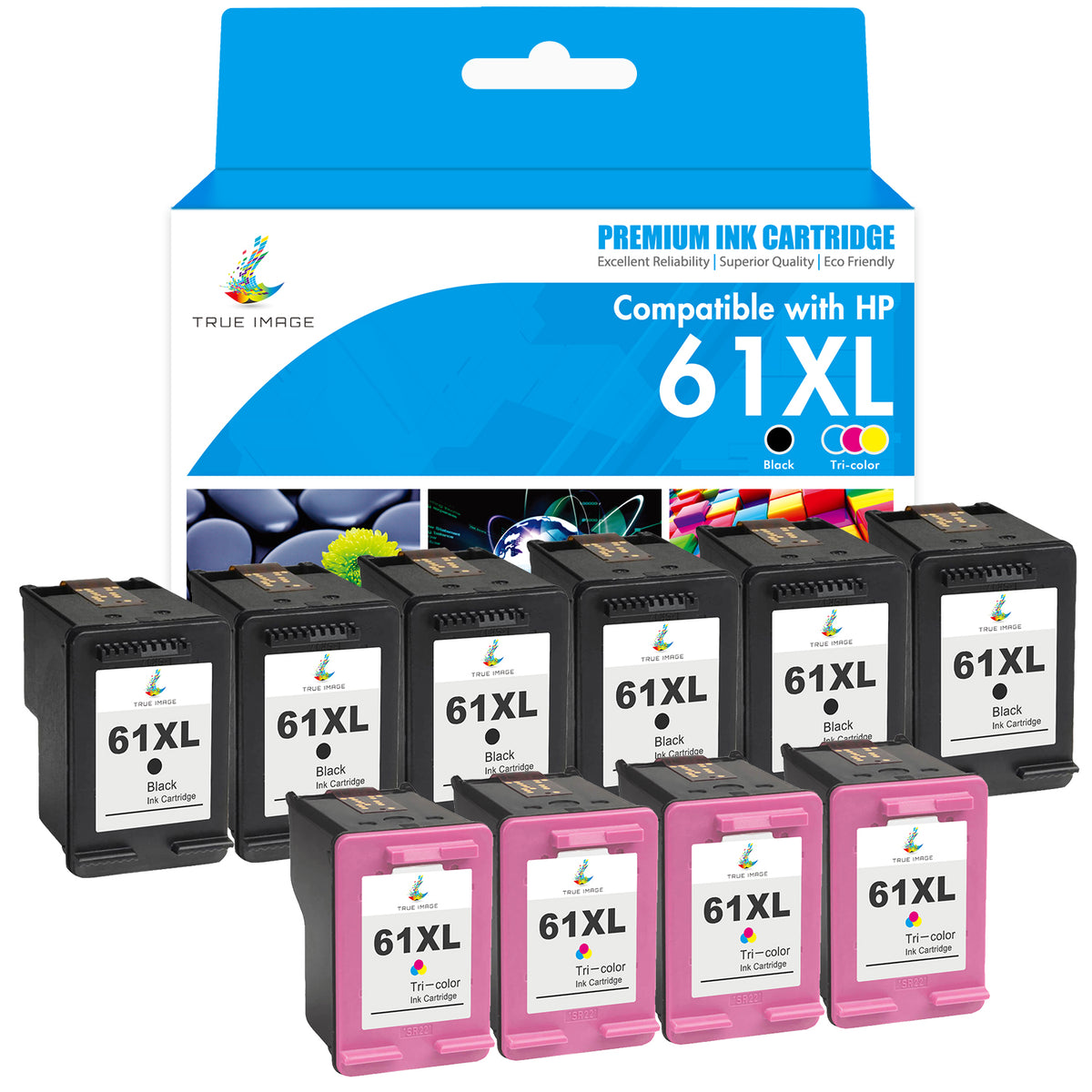 Compatible HP 61XL (Firmware Safe) Ink C