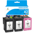 Compatible HP 62 Ink Cartridge (Firmware Safe) - Multi Pack