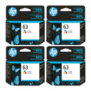 Original HP 63 63XL Tri-color Ink Cartridge - Works with DeskJet 1112, 2130, 3630; Envy 4510, 4520; OfficeJet 3830, 4650, 5200