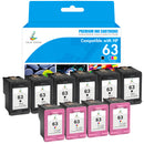 Compatible HP 63 (Firmware Safe) Ink Cartridge - Combo Pack
