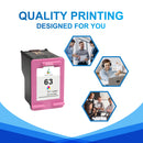 Compatible HP 63 Color (Firmware Safe) Ink Cartridge - Single Pack
