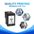 Compatible HP 64 Black (Firmware Safe) Ink Cartridge - Single Pack