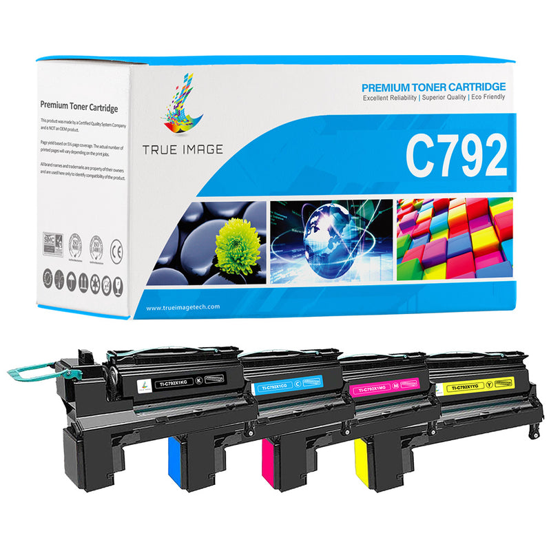  Lexmark C792 Toner Cartridge Set of 4 - Extra High Yield