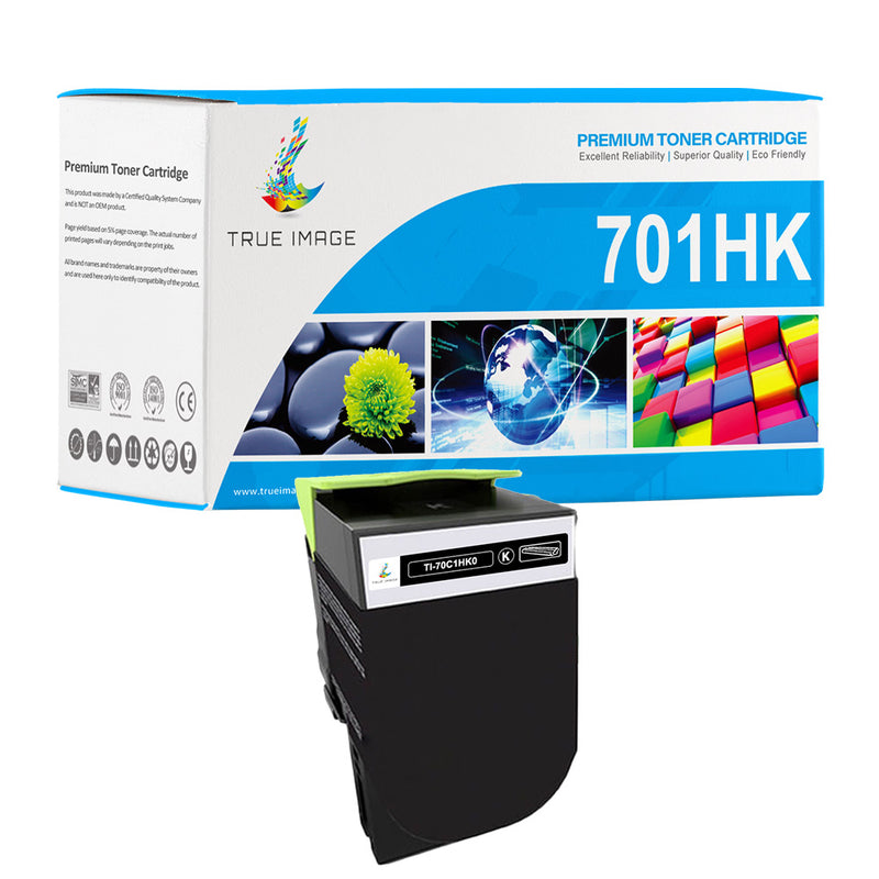 Lexmark 701HK Black Toner Cartridge (70C1HK0) - High Yield