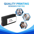 Quality printing HP 712 M