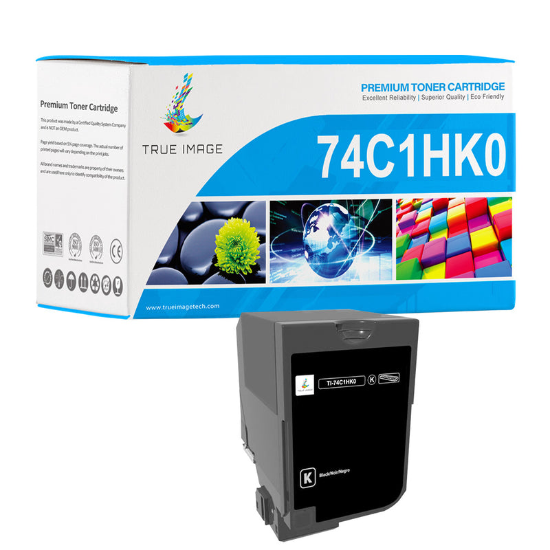 Lexmark 74C1HK0 Black Toner Cartridge