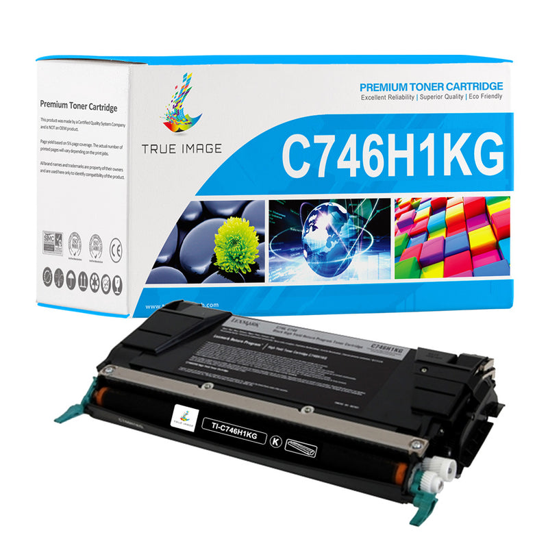 C746H1KG - Lexmark C746 Black Toner Cartridge - High Yield