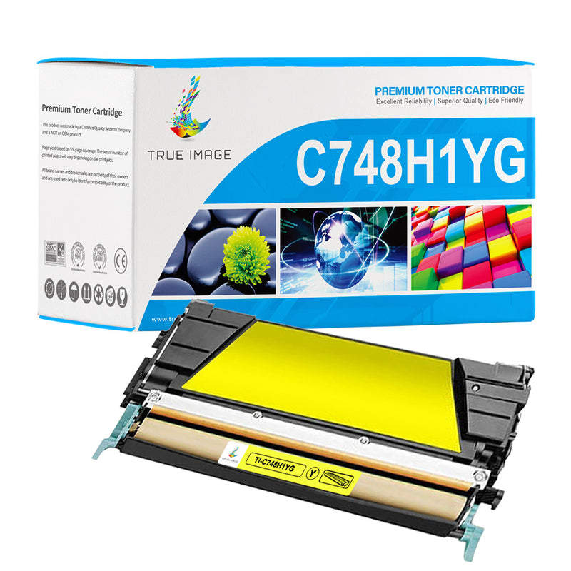 C748H1YG - Lexmark C748 Yellow Toner Cartridge - High Yield