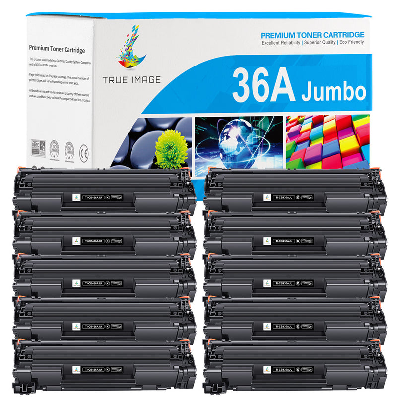 HP 36A jumbo black toner 10 pack