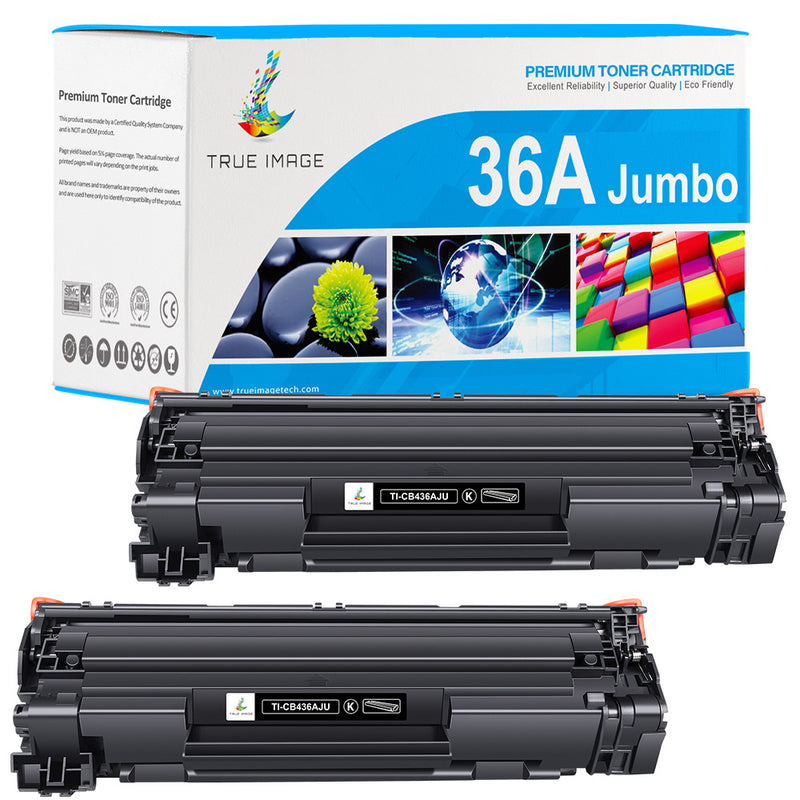 HP 36A jumbo black toner 2 pack