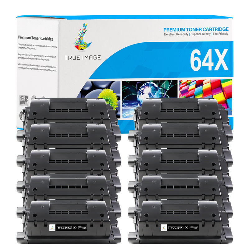 HP LaserJet 64X Compatible Black Toner Cartridge - High Yield - 10 Packs