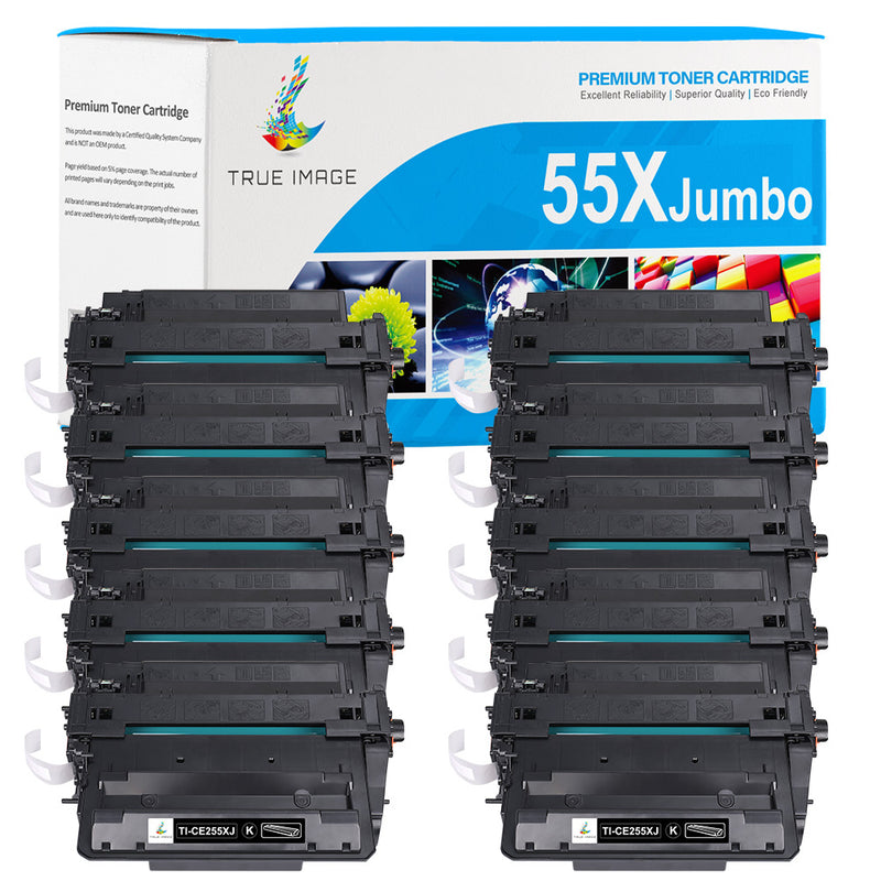 hp 55x jumbo black toner  10 pack