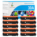 HP 30A black toner 2-pack