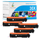 HP 30X black toner 5-pack